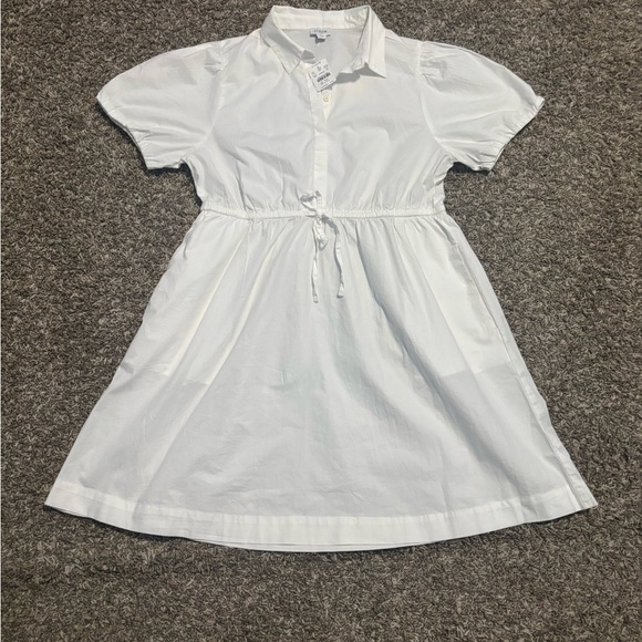 J. Crew Cream Puff Sleeve Mini Dress - Picture 2 of 9